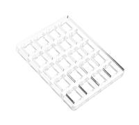 BWOFJGWH Plaque de Base en Acrylique Transparente pour Testeur D'interrupteurs Cherry, Planche 4x5