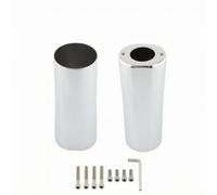 BWOFJGWH Protège-amortisseur en Fer e Fourche Cylindrique pour Gar Boue Protection Contre les Intempéries pour cycltes Customisation, Argent