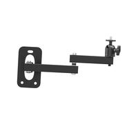 BWOFJGWH Support de Projecteur Pliable et Universel Mural, Fixation Au Plafond Réglable en Métal avec Rotation à 360° pour La Maison, Le Bureau Ou Le Salon, Biaxiale 35 cm