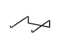 BWOFJGWH Support Ordinateur Portable Rehausseur Socle Plateforme en Alliage d'Aluminium Solide et Stable avec Bras Inclinés pour Angle de Vue Confortable, Noir