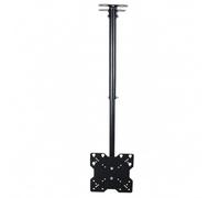 BWOFJGWH Support Télévision en Acier Laminé à Froid Robuste Support TV à Fixation Plafond Poteau Réglable Rotation 360 Degrés pr Bureau