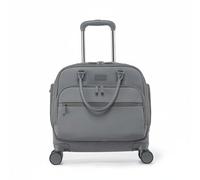 BWOFJGWH Valise Cabine Trolley de roulettes Silencieuses Tissu Oxford Léger Adaptée aux Déplacements Hommes Femmes Loisirs Rendez-Vous Professionnels, Gris, Gris Brume, 18 Pouces
