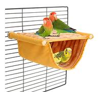 BWOGUE Nid d'oiseau Chaud à Suspendre pour l'hiver - Hamac pour Cage à Oiseaux - Perchoir pour perruches, perruches, calopsittes, inséparables, pinsons, Hamsters, Chinchilla, cochons d'Inde