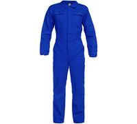 BWOLF ANAX - Combinaison de travail pour homme - 100% coton - 5 poches, Bleu roi, XL