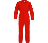 BWOLF ANAX - Combinaison de travail pour homme - 100% coton - 5 poches, Rouge, L