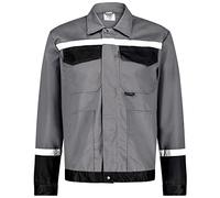 BWOLF Char Veste de Travail Homme Veste Chantier Multifonctionnel Veste de Travail réfléchissante - Bleu/Gris, Gris, M