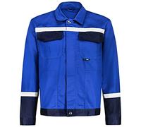 BWOLF Char Veste de Travail Homme Veste Chantier Multifonctionnel Veste de Travail réfléchissante - Bleu/Gris, Bleu, M