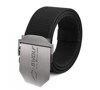 BWOLF Colt Ceinture de travail - Ceinture de travail réglable et durable unisexe pour un usage quotidien (120 cm/135 cm), Noir , 135 cm