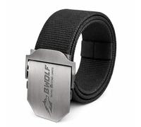 BWOLF Colt Ceinture de travail unisexe réglable et durable pour un usage quotidien (120 cm/135 cm), Noir , 120