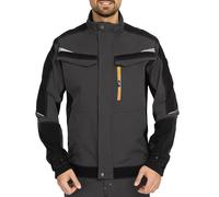 BWOLF Vector Veste De Travail Homme Multifonctionnelle - Blouson Professionnel Robuste Et Flexible 90% Nylon 10% Élasthanne - Veste De Chantier Légère - Veste De Sécurité, Gris, M