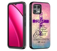 BWOOLL Coque pour T-Mobile Revvl 8 Pro, robuste 3 en 1 hybride rigide en polycarbonate et silicone souple, résistante aux chocs, coque de protection contre les chutes pour T-Mobile Revvl 8 Pro 5G