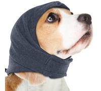 BWOOOWE Snood Cocker Casquette pour Chien Cache Oreilles et Tour de Cou pour Chien Soulagement de l'anxiété et Calme à Un Endroit Bruyant(Gris,M)