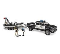 bworld Pick-up de police RAM 2500 avec module L + S, remorque, bateau, policière et plongeur G