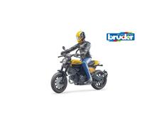 Bruder Moto Scrambler Ducati Avec Motard