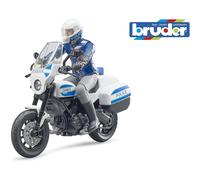 Bworld Scrambler Ducati Motard De La Police Bleu TU