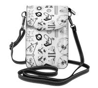 BWPDPXFJ Imprimé physique : petit sac à bandoulière pour femme, sac à main bloquant pour téléphone, sangle réglable, avec emplacements pour cartes, sac de voyage pour téléphone portable.