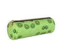 BWPDPXFJ Kiwi Bird Trousse à crayons en cuir écologique avec fermeture éclair pour l'école, le bureau et les voyages, blanc, Taille unique, Organiseur de sac
