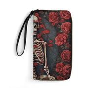 BWQMNT Portefeuille en cuir imprimé champignons vintage durable et portable : parfait pour ranger des cartes, de l'argent liquide et un style de vie en déplacement, c'est un cadeau de vacances idéal