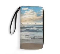 BWQMNT Portefeuille en cuir imprimé champignons vintage durable et portable : parfait pour ranger des cartes, de l'argent liquide et un style de vie en déplacement, c'est un cadeau de vacances idéal