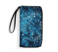 BWQMNT Portefeuille en cuir imprimé coloré durable et portable : parfait pour ranger des cartes, de l'argent liquide et un style de vie en déplacement, c'est un cadeau de vacances idéal pour organiser