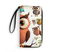 BWQMNT Portefeuille en cuir imprimé coloré durable et portable : parfait pour ranger des cartes, de l'argent liquide et un style de vie en déplacement, c'est un cadeau de vacances idéal pour organiser