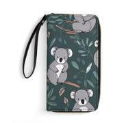 BWQMNT Portefeuille en cuir imprimé océan au crépuscule chaud : parfait pour ranger des cartes, de l'argent liquide et un style de vie en déplacement, c'est un cadeau de vacances idéal pour organiser