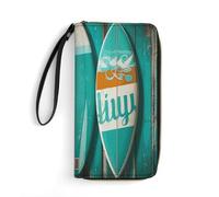 BWQMNT Portefeuille en cuir imprimé océan au crépuscule chaud : parfait pour ranger des cartes, de l'argent liquide et un style de vie en déplacement, c'est un cadeau de vacances idéal pour organiser