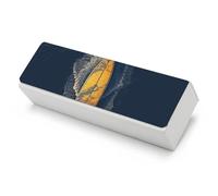 BWQSKL Étui rigide à lunettes de surf pour homme et femme - Grand étui rigide pour lunettes de lecture - S'adapte à la plupart des lunettes, Planche de surf, taille unique