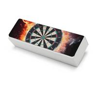 BWQSKL Étui rigide pour lunettes de lecture - Motif paresseux mignon - Pour homme et femme - Grand étui rigide - S'adapte à la plupart des lunettes, Cible de fléchettes, taille unique