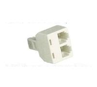 BWR Adaptateur double modulaire RJ11 prise répartiteur ADSL