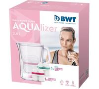 BWT AQUAlizer Carafe filtrante avec 1 filtre magnésium et 1 filtre au zinc inclus