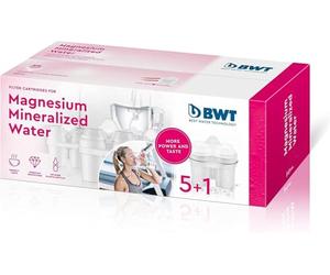 BWT Cartouche filtrante, enrichie au magnésium, Compatible Brita Maxtra, Pack 5+1 814335