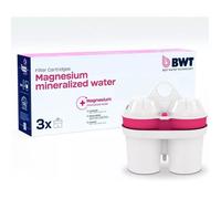 BWT EAU FILTRÉE MAGNESIUM MINERALIZED WATER - Lot de 3 | Réduit le calcaire, le chlore, le plomb | Pour l'eau à partir de 26,7 °F