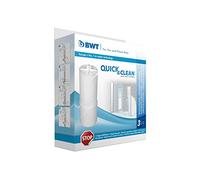 BWT filtres de rechange Quick & Clean x3 | Cartouches anticalcaire pour robinet douche | Réduction de calcaire | Eau douce même à dureté élevée | Compatible DVGW | Système nettoyage salle de bain