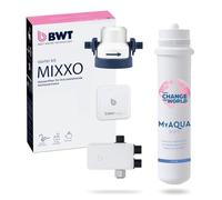 BWT MIXXO Starter Kit "Soft" | filtre eau robinet avancé | filtre robinet domestique compact | système moderne de filtration eau | cartouche filtre eau facile à installer sous évier
