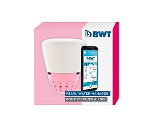 BWT Pearl Water Manager Bouée de piscine intelligente pour analyse de l'eau, informations en temps réel via application sur la valeur du pH, la température de l'eau, etc. Batterie puissante