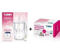 Bwt Vida Carafe 2,6 Lt + FILTRE-Bwt gazeurs et purifiés pour eau + 4 FILTRES