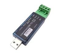 Bwuikim Adaptateur USB compact vers 485 232 avec design anti-interférence, convertisseur USB RS485 RS232 haute vitesse pour systèmes embarqués, convertisseur de données bidirectionnel