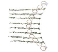 Bwuikim Anneaux d'escalade interactifs en bois faits à la main pour petits rongeurs - Jouet d'escalade stable pour animaux de compagnie