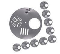 Bwuikim Apiaire d'entrée rond en acier inoxydable de 12,5 cm, accès réglable pour plusieurs colonies en bois, accessoires d'apiculteur