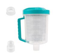 Bwuikim Bac de piscine professionnel amélioré avec panier de grande capacité en ABS Outil d'entretien de piscine