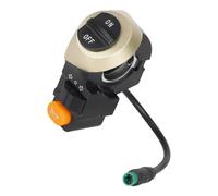 Bwuikim Commutateurs étanches à 5 broches 3 fonctions avec clignotants et klaxon de phare pour scooters électriques KugooM4