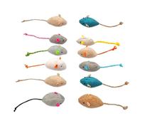 Bwuikim Jouet en peluche pour chaton - Jouet à mâcher doux - Jouet de dentition - Exercice - Pour améliorer l'humeur - Cadeau pour chaton