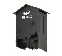 Bwuikim Nichoir écologique en bois pour chauve-souris facile à suspendre pour écosystème local durable Abri conservation de la faune
