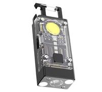 Bwuikim Porte-lampe de poche solaire de camping portable pour escalier parfait pour les étudiants et les professionnels - Petite lampe de poche LED