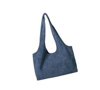 Bwuikim Sac de travail multifonctionnel en polyuréthane - Sac à bandoulière spacieux - Intérieur sous les bras - Pour les trajets quotidiens et les voyages courts, bleu