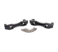 Bwuikim Support de pare-chocs avant et arrière en alliage d'aluminium pour Traxxas4 SCX10 Crawler Holder