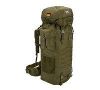 BWuM Bundeswehr Tactical Aviator Sac à dos de combat 110 l + écusson et drapeau, Olive, L, Tactique