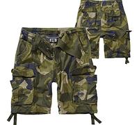 BWuM M65 Pure Short vintage armée Bermuda cargo d'extérieur, Camouflage M90, M