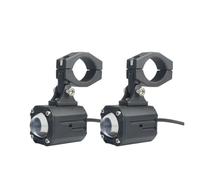 BWVMVB 2 Pièces 60W Moto Projecteurs Phare LED Lentille Salut/croisement Faisceau Conduite Spot Antibrouillard Phare Moto